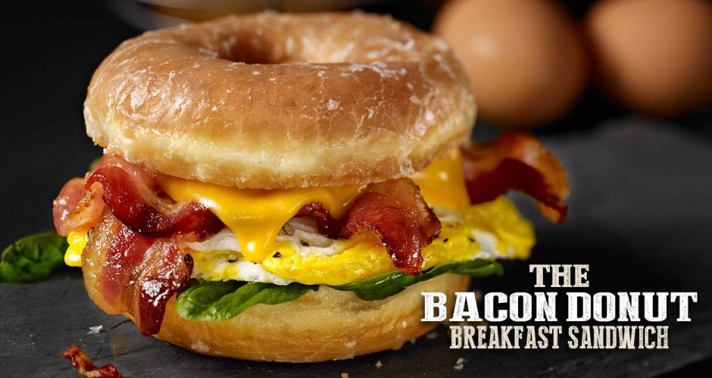 The Farmland Bacon Donut Breakfast Sandwich ★ Sysco Bahamas Food Services 4206